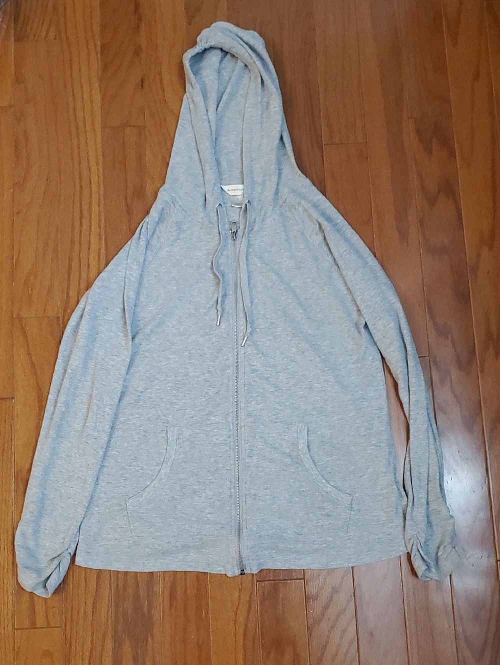 Christopher Banks zip up hooded sweatshirt sz small closet staple Gray